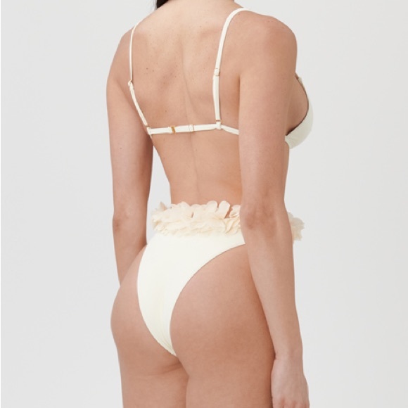 La Reveche NWT Fatima Ivory Bikini Set, M - Picture 9 of 14